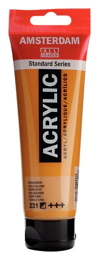 Amsterdam-akryylimaali Standard 231 Gold Ochre