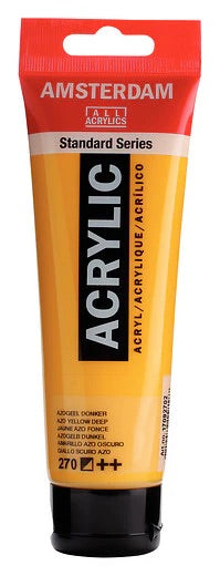 Amsterdam-akryylimaali Standard 270 Azo Yellow Deep