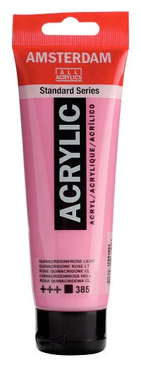 Amsterdam-akryylimaali Standard 385 Quinacridone Rose Light