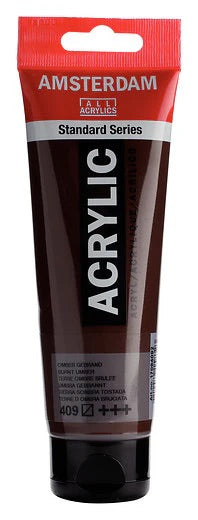 Amsterdam-akryylimaali Standard 409 Burnt Umber