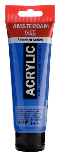 Amsterdam-akryylimaali Standard 512 Cobalt Blue (Ultramarine)
