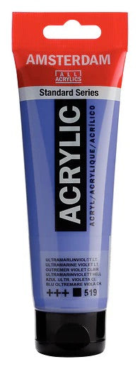 Amsterdam-akryylimaali Standard 519 Ultramarine Violet Light