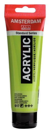 Amsterdam-akryylimaali Standard 617 Yellowish Green
