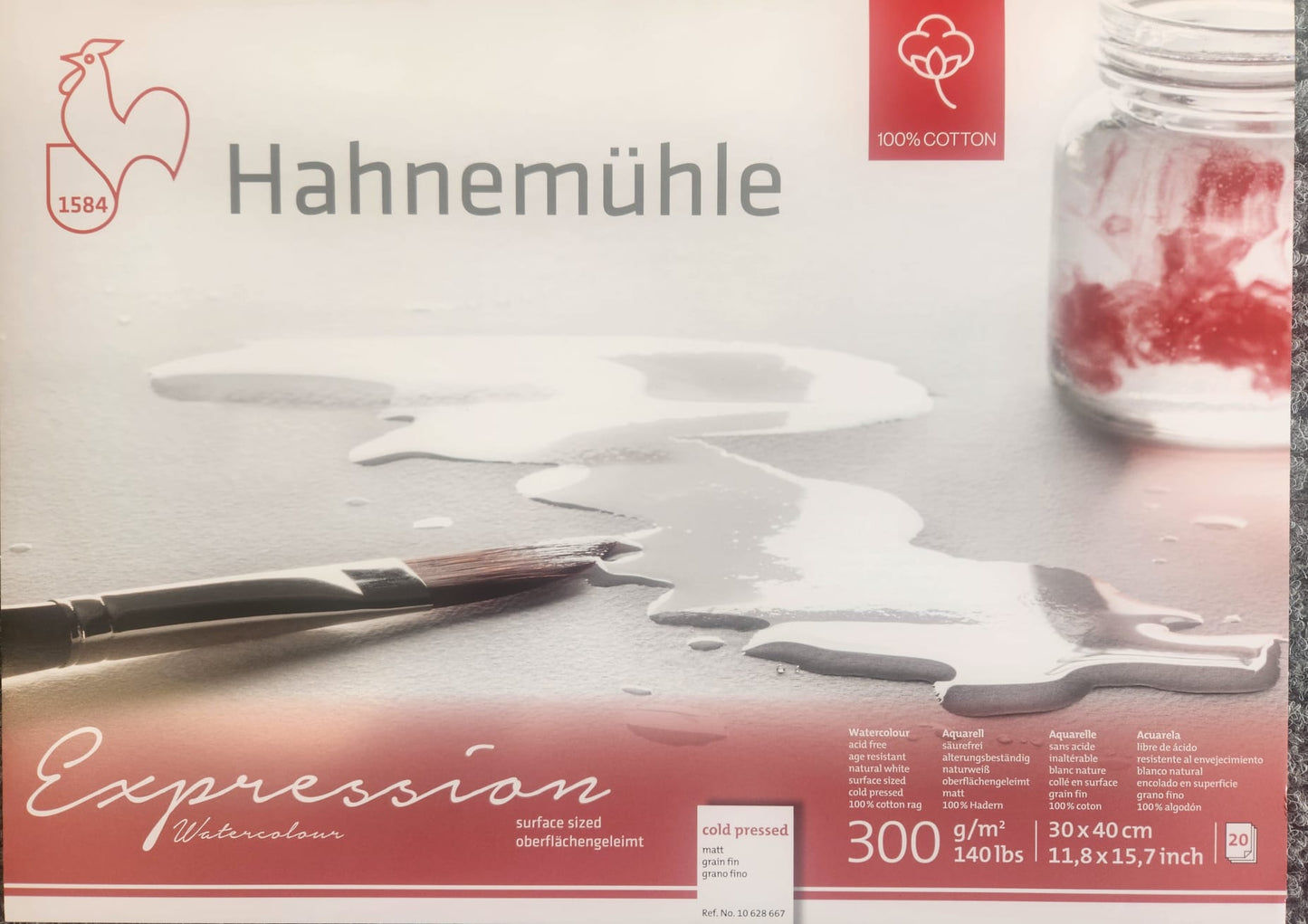 Hahnemühle Cold Pressed Matt 30x40cm 300g