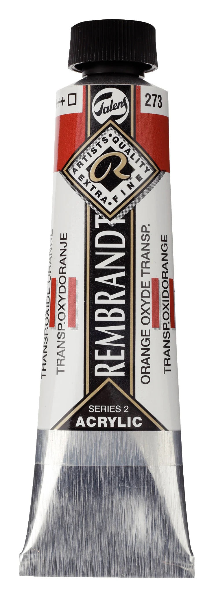 Rembrandt-akryyliväri 273 Transparent Oxidee Orange 40 ml