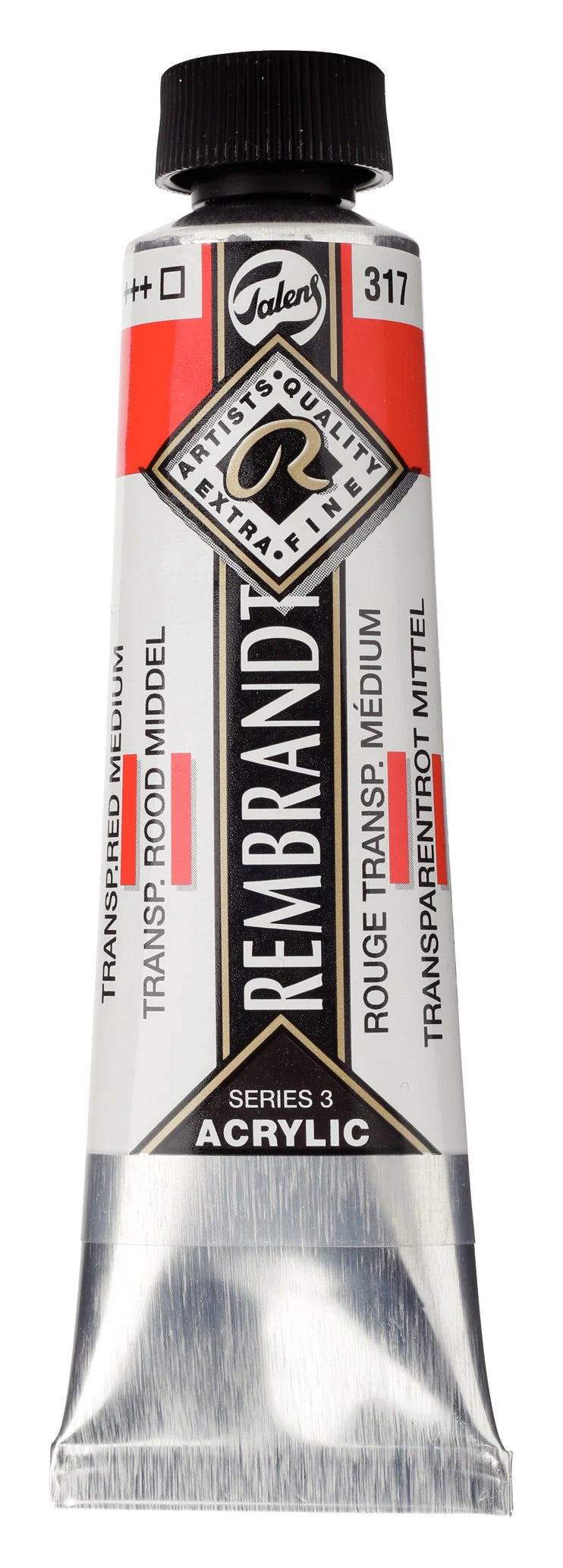 Rembrandt-akryyliväri 317 Transparent Red Medium 40 ml