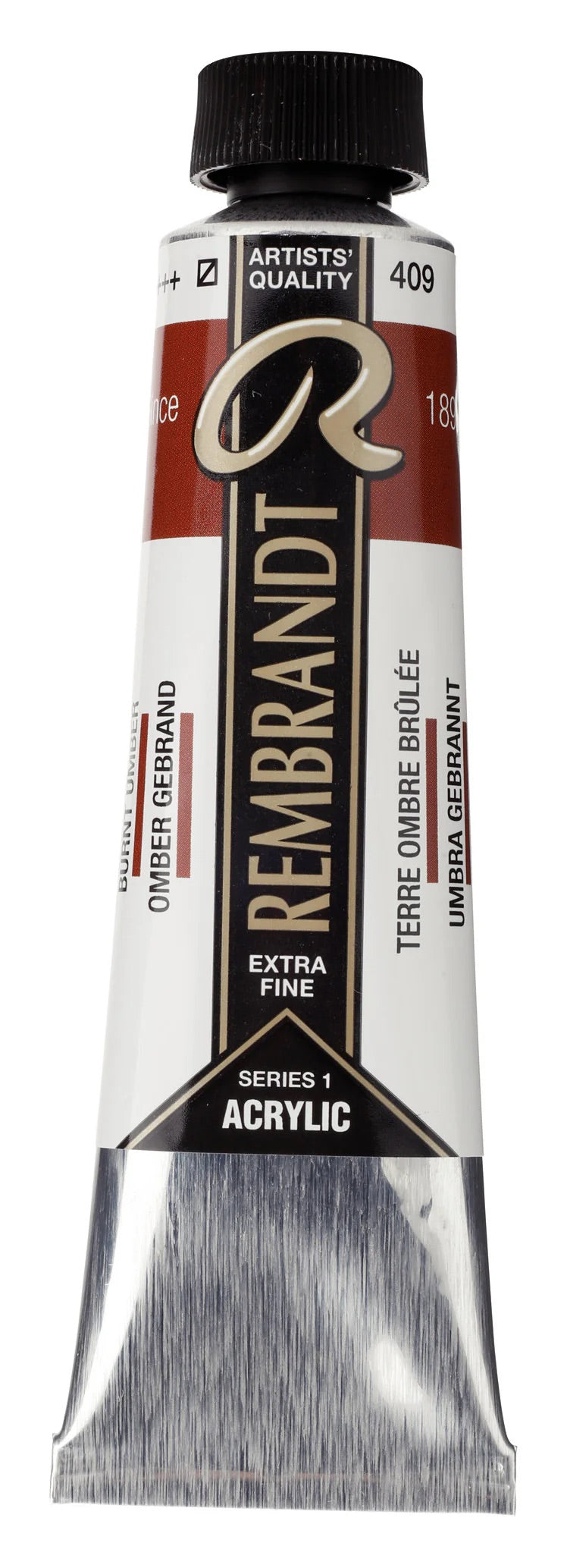 Rembrandt-akryyliväri 409 Burnt Umber 40 ml
