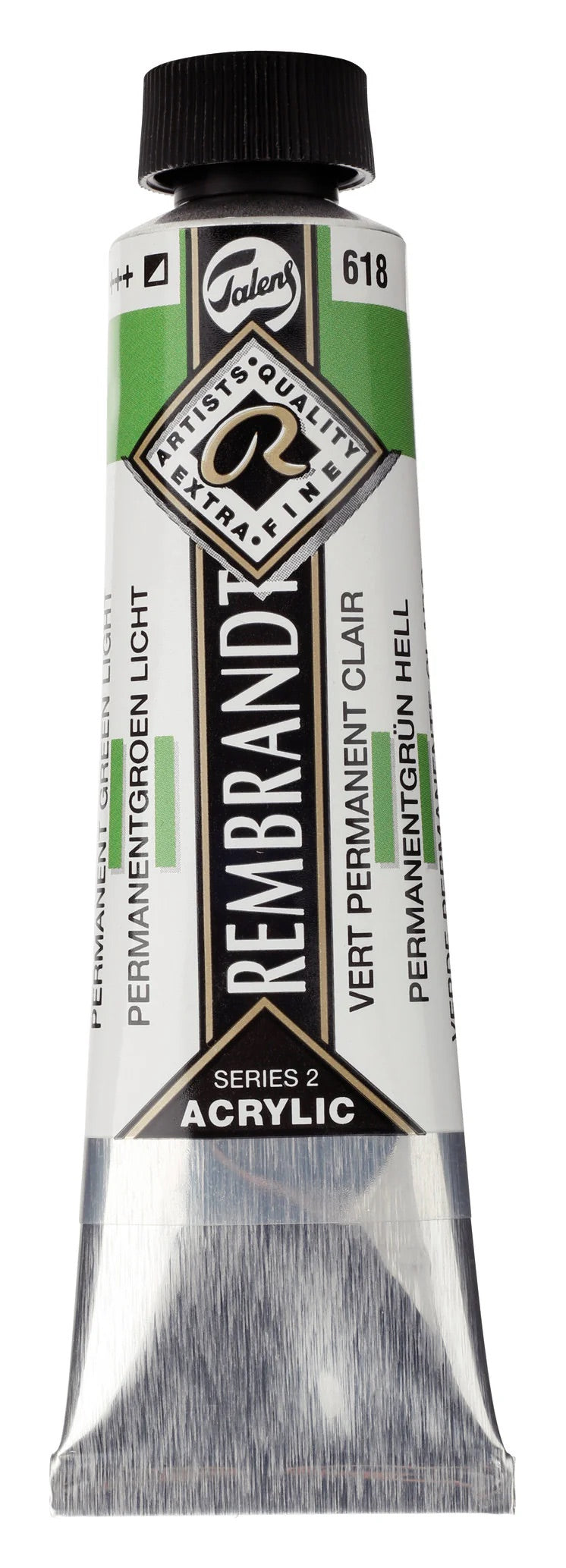 Rembrandt-akryyliväri 618 Permanent Green Light 40 ml