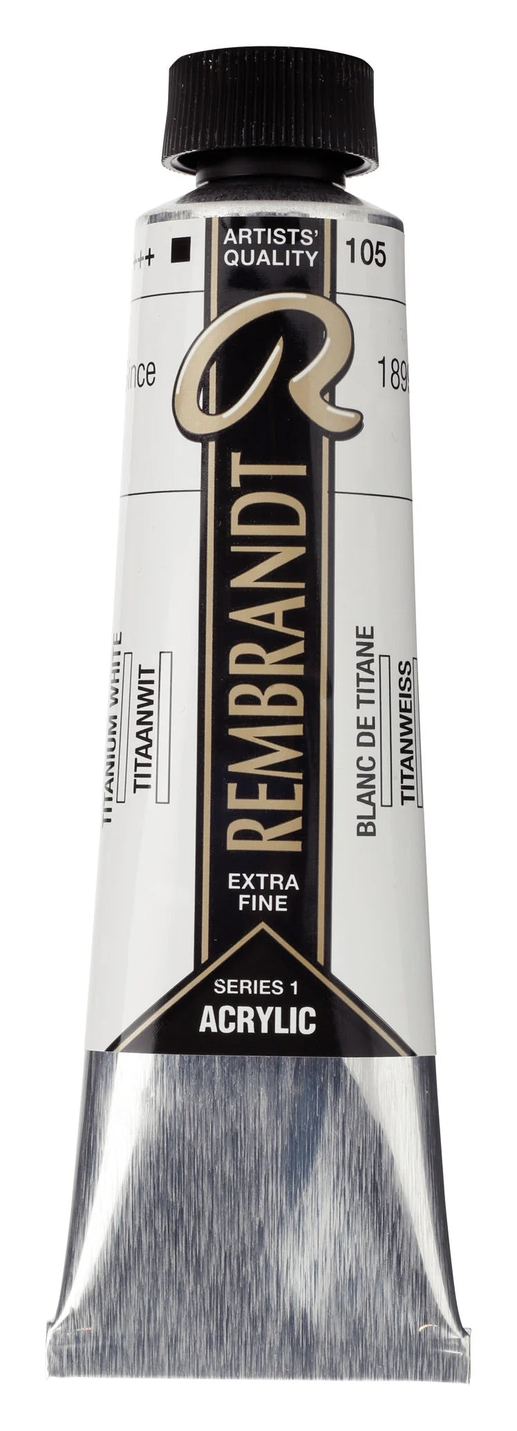 Rembrandt-akryyliväri 105 Titanium White 40 ml
