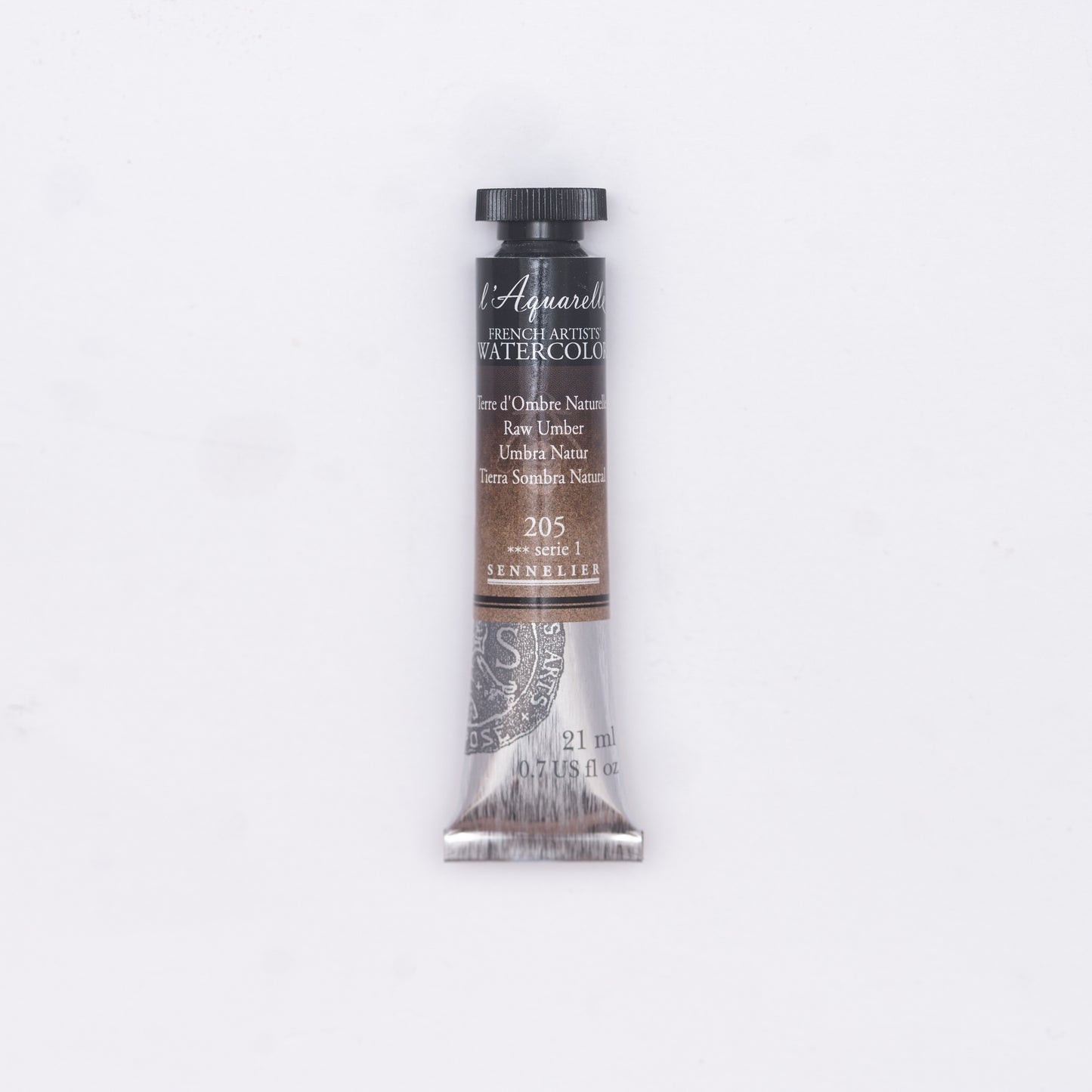 Sennelier-akvarelliväri 205 Raw Umber 21 ml