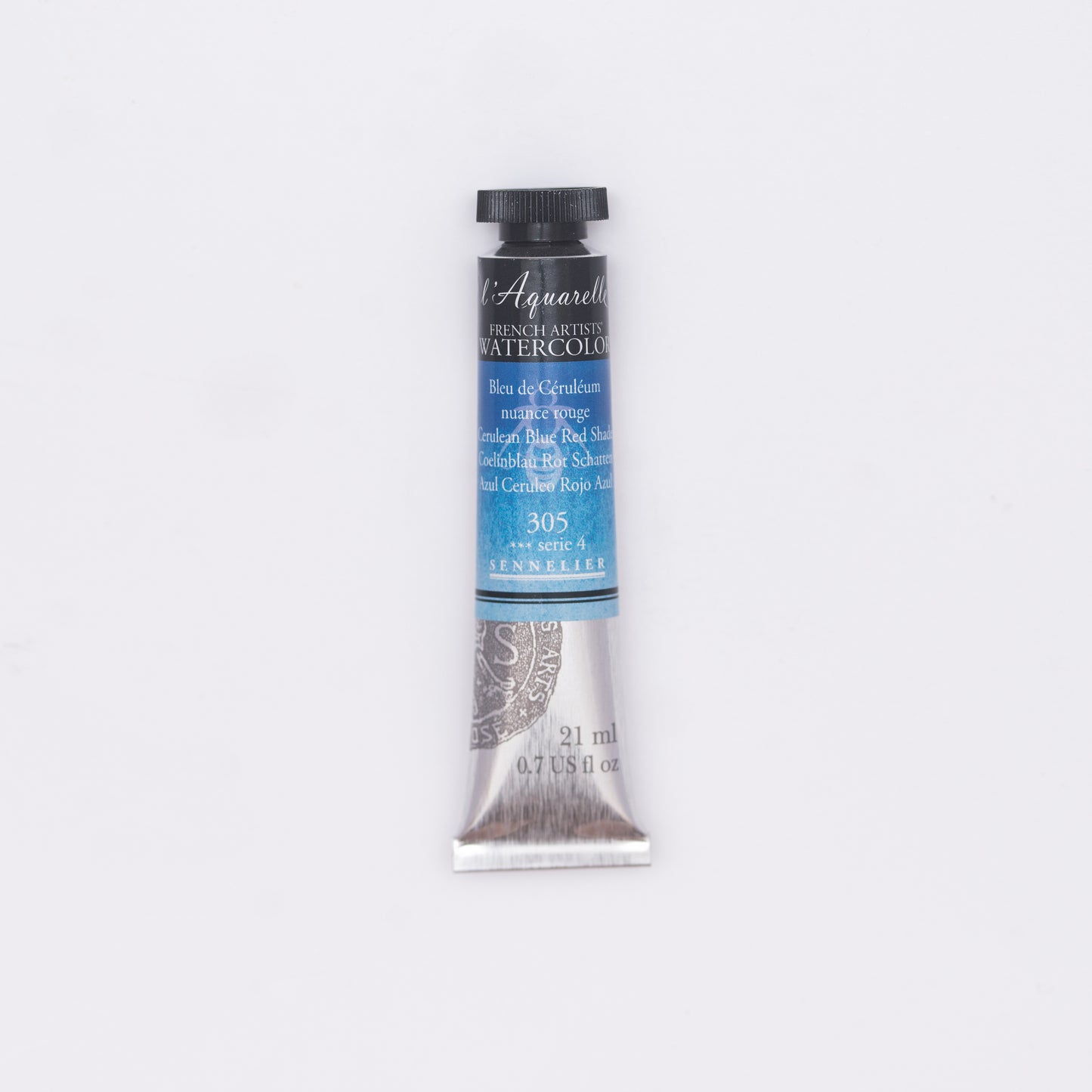 Sennelier-akvarelliväri 305 Cerulean Blue Red Shade 21 ml