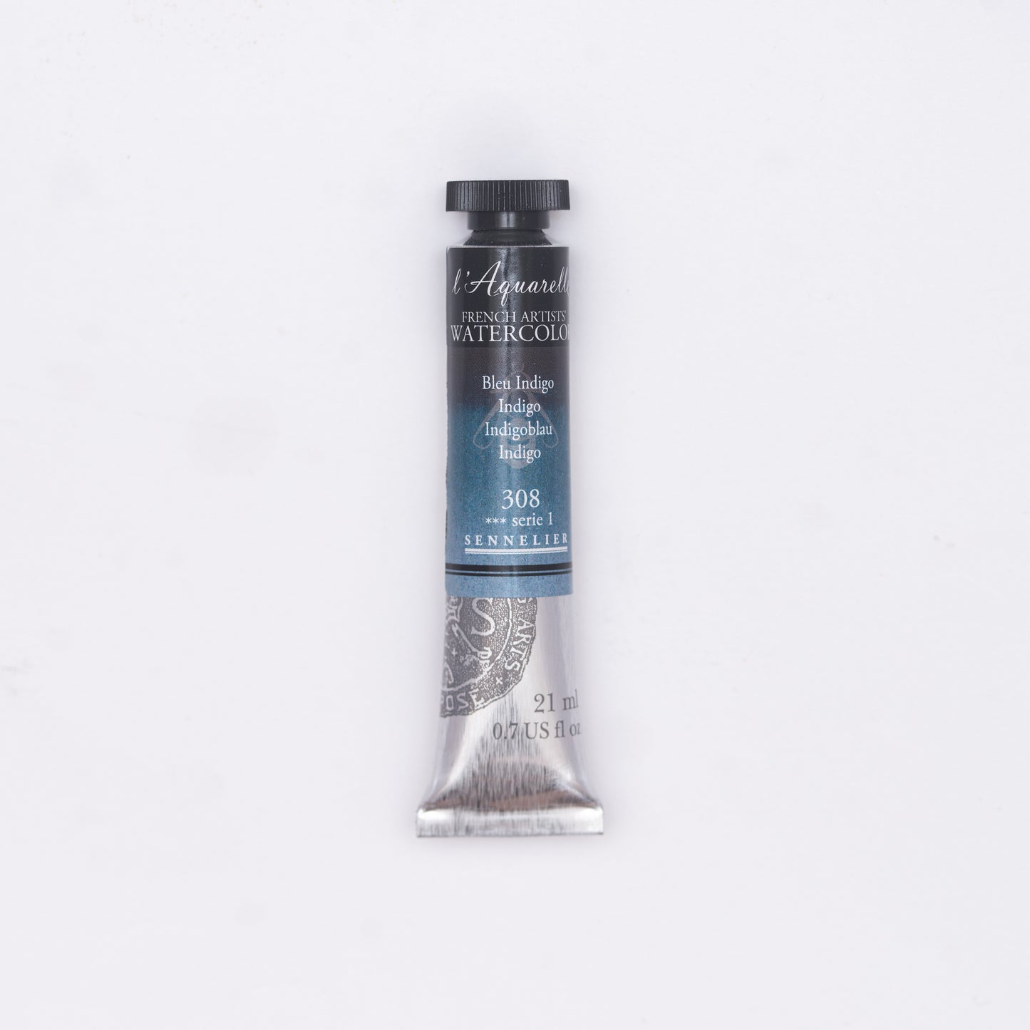 Sennelier-akvarelliväri 308 Indigo 21 ml