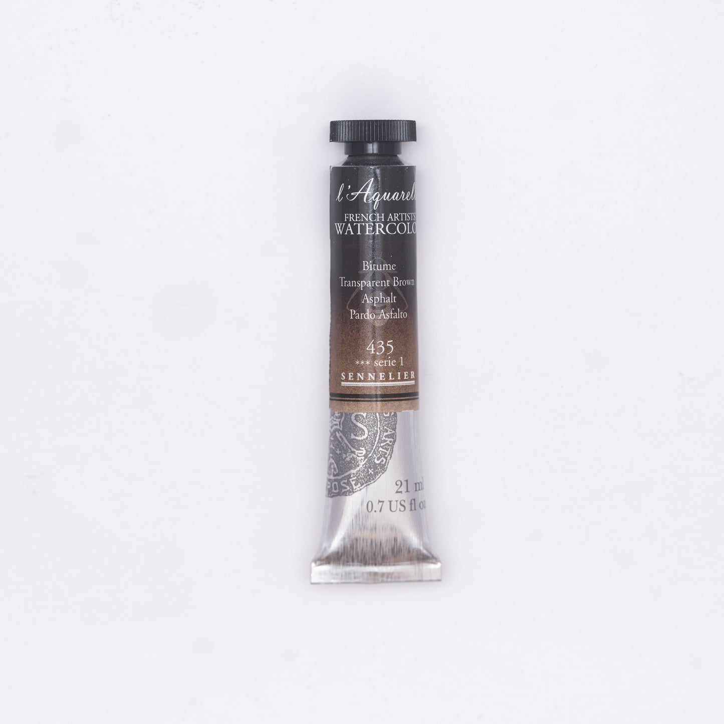 Sennelier-akvarelliväri 435 Transparent Brown 21 ml