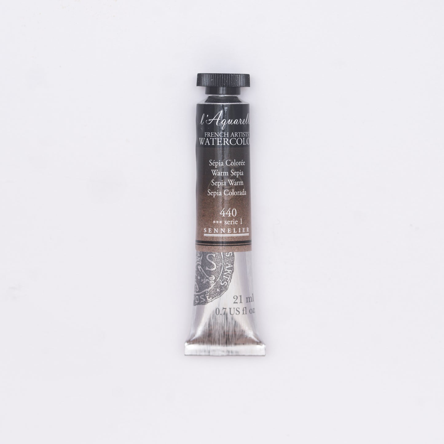 Sennelier-akvarelliväri 440 Warm Sepia 21 ml