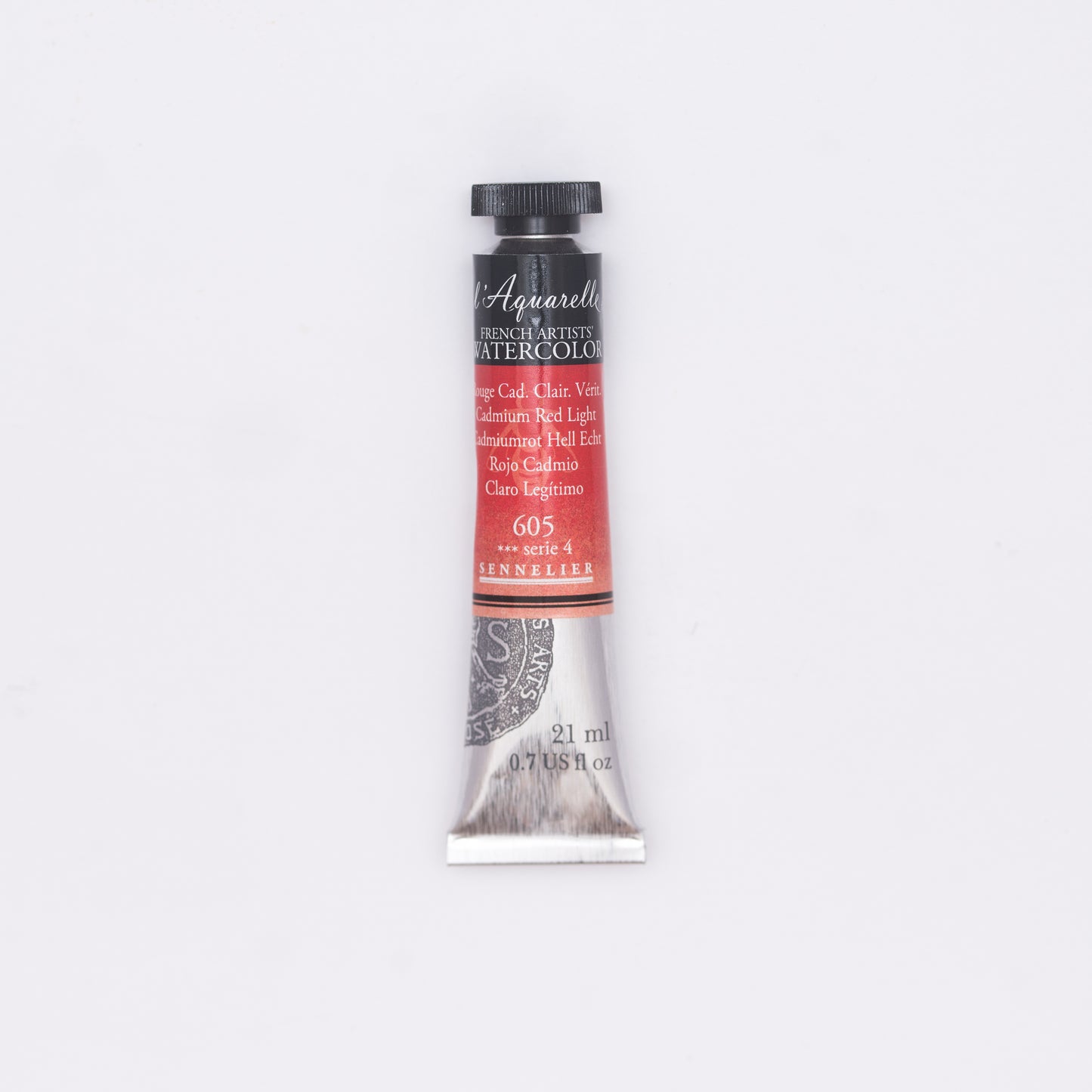 Sennelier-akvarelliväri 605 Cadmium Red Light 21 ml