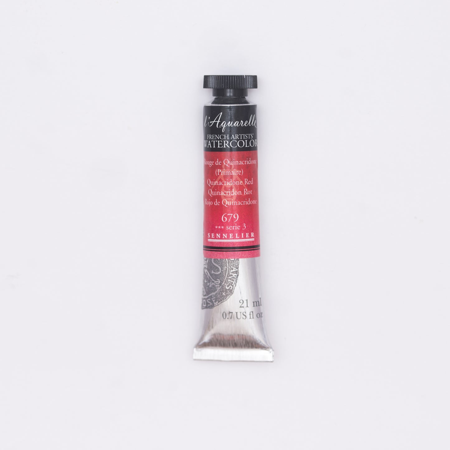 Sennelier-akvarelliväri 679 Quinacridone Red 21 ml