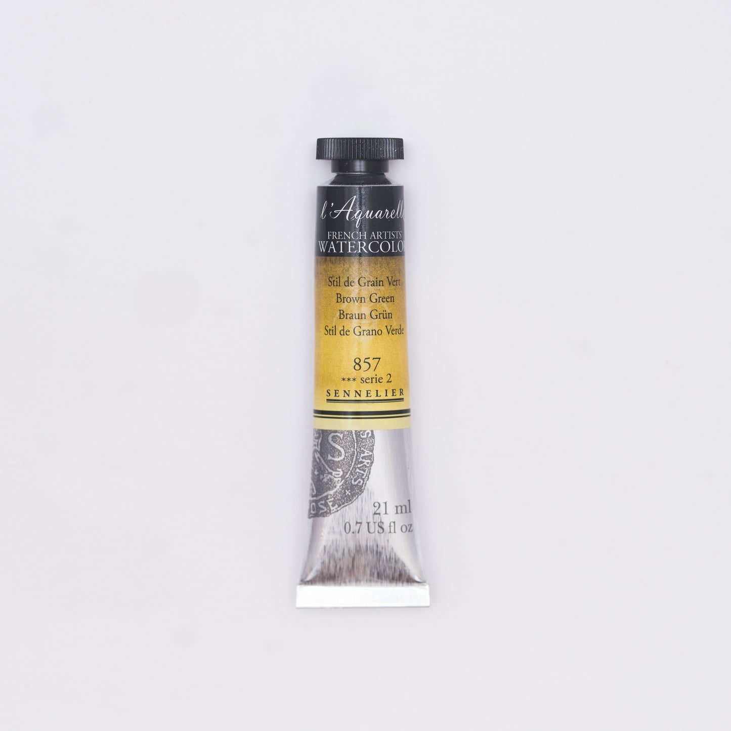 Sennelier-akvarelliväri 857 Brown Green 21 ml