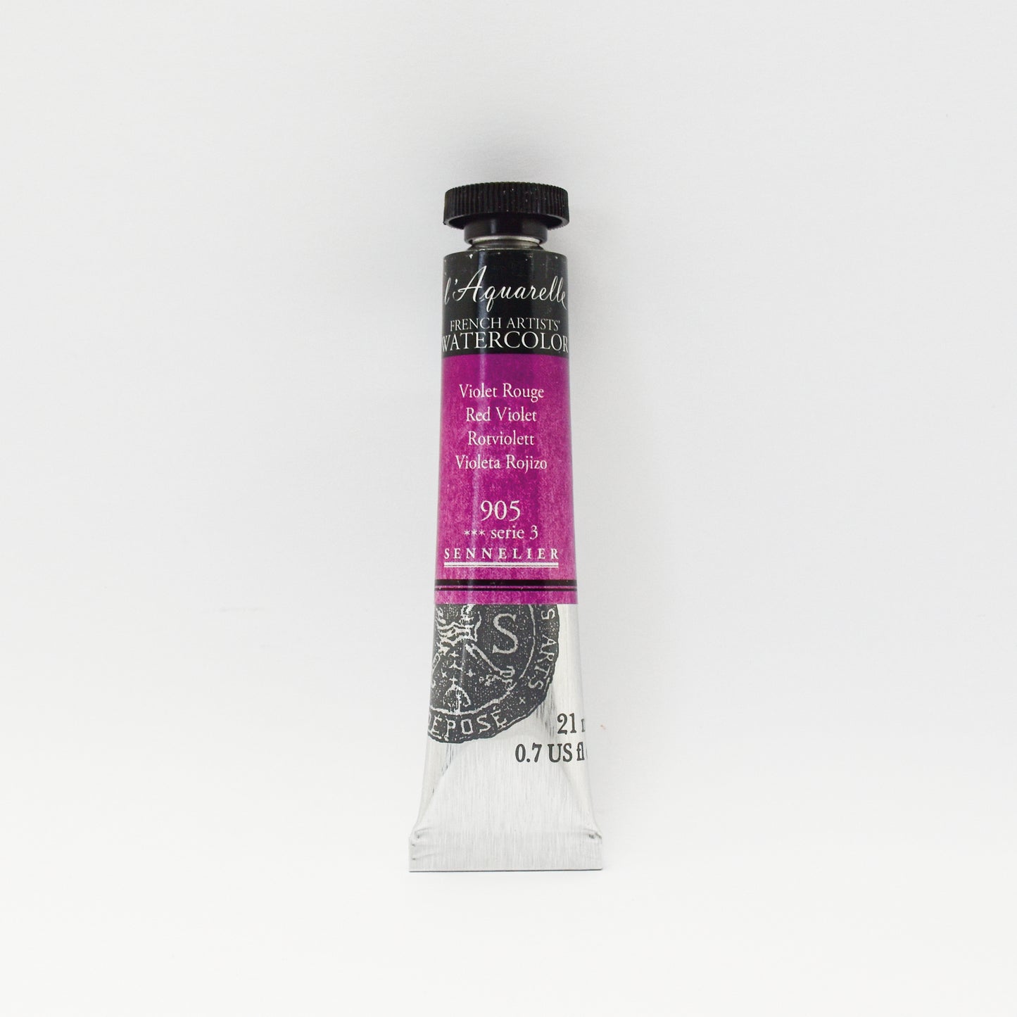 Sennelier-akvarelliväri 905 Red Violet 21 ml