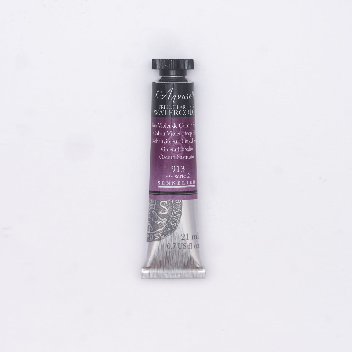 Sennelier-akvarelliväri 913 Cobalt Violet Deep Hue 21 ml