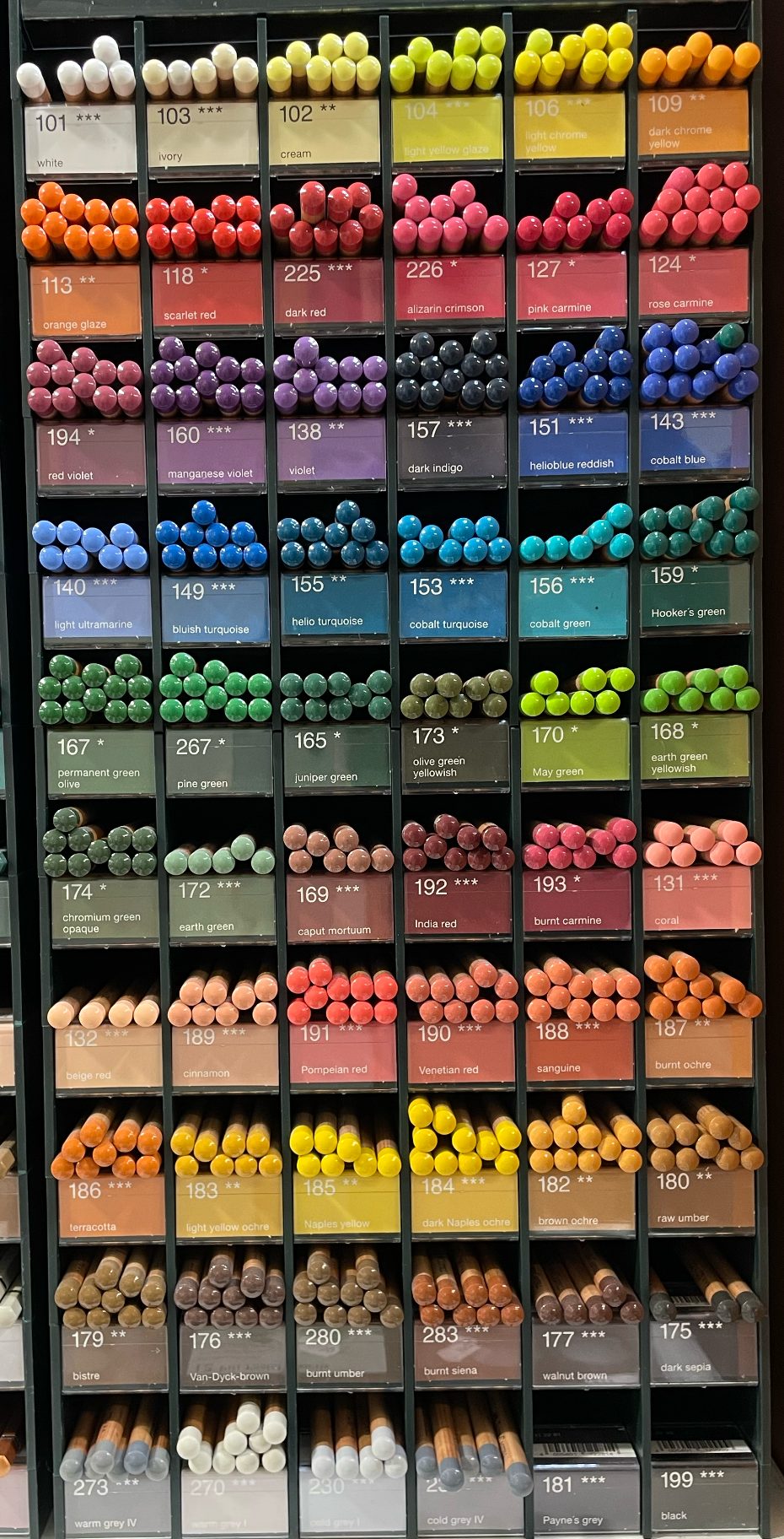 Pitt Pastel 176 Van-Dyck-Brown -pastelli-irtokynä