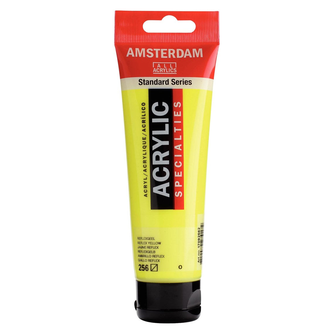 256 Neonkeltainen Amsterdam Akryylimaali 120 ml Royal Talens Akryylimaalit 120 ml tuubissa. Amsterdam akryylimaali on hintatietoisen harrastajan valinta. Maalin pohjana on kestävä 100 % akryylihartsi ja maali on saatavilla useissa värisävyissä. Amsterdam akryylimaali kuivuu nopeasti ja on myrkytöntä. Vesiliukoinen ennen kuivumista. Kuivuttuaan vedenkestävä.