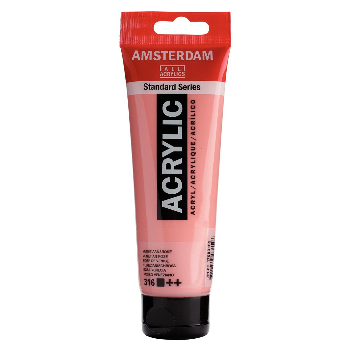 316 Venetsian rosa Amsterdam Akryylimaali 120 ml Royal Talens Akryylimaalit 120 ml tuubissa. Amsterdam akryylimaali on hintatietoisen harrastajan valinta. Maalin pohjana on kestävä 100 % akryylihartsi ja maali on saatavilla useissa värisävyissä. Amsterdam akryylimaali kuivuu nopeasti ja on myrkytöntä. Vesiliukoinen ennen kuivumista. Kuivuttuaan vedenkestävä.