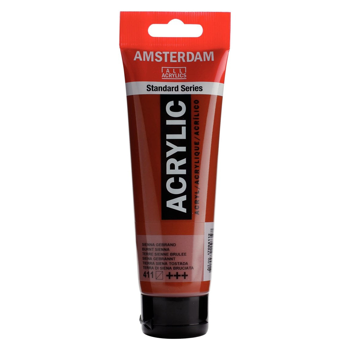 411 Poltettu Sienna Amsterdam Akryylimaali 120 ml Royal Talens Akryylimaalit 120 ml tuubissa. Amsterdam akryylimaali on hintatietoisen harrastajan valinta. Maalin pohjana on kestävä 100 % akryylihartsi ja maali on saatavilla useissa värisävyissä. Amsterdam akryylimaali kuivuu nopeasti ja on myrkytöntä. Vesiliukoinen ennen kuivumista. Kuivuttuaan vedenkestävä.