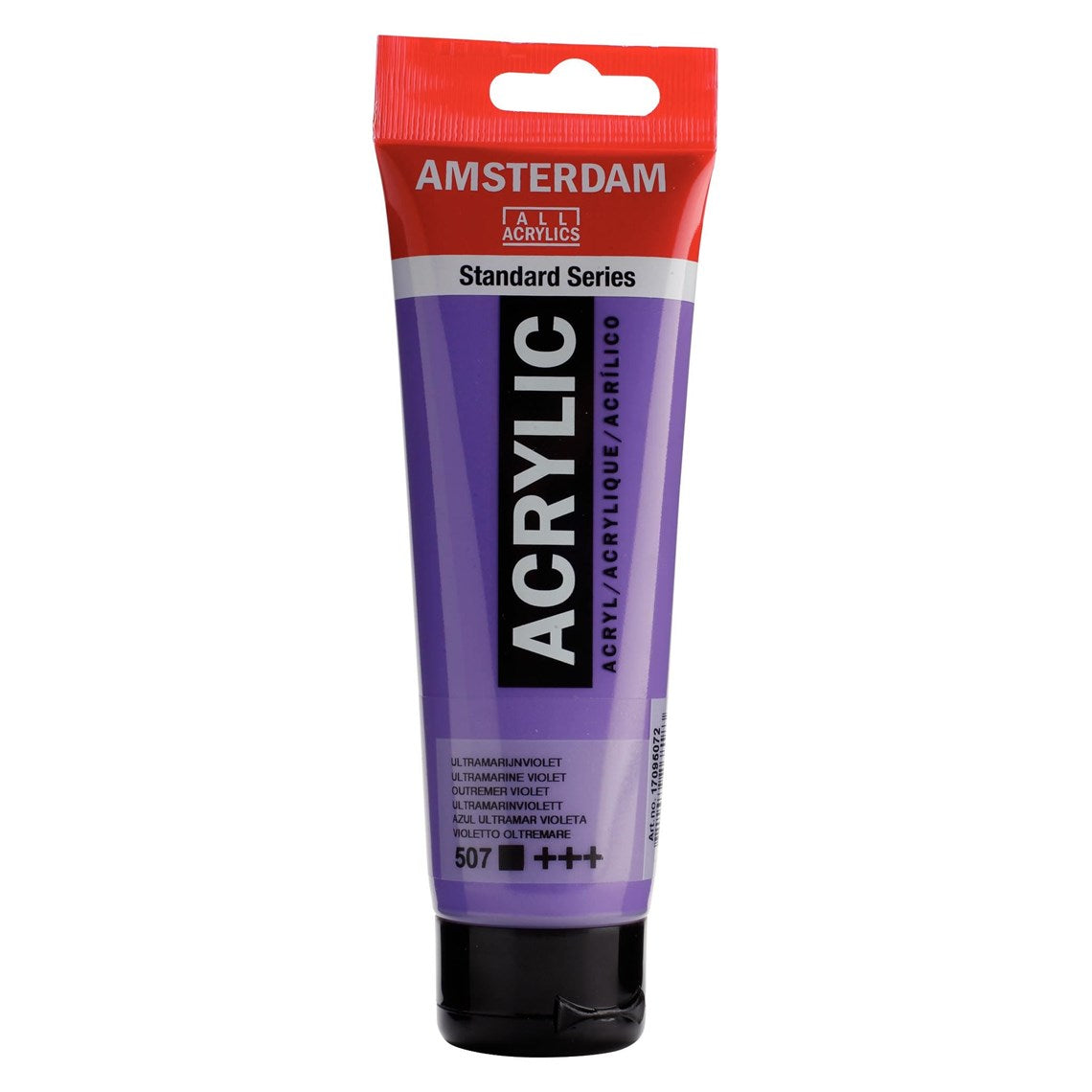 507 Ultramariininvioletti Amsterdam Akryylimaali 120 ml Royal Talens Akryylimaalit 120 ml tuubissa. Amsterdam akryylimaali on hintatietoisen harrastajan valinta. Maalin pohjana on kestävä 100 % akryylihartsi ja maali on saatavilla useissa värisävyissä. Amsterdam akryylimaali kuivuu nopeasti ja on myrkytöntä. Vesiliukoinen ennen kuivumista. Kuivuttuaan vedenkestävä.