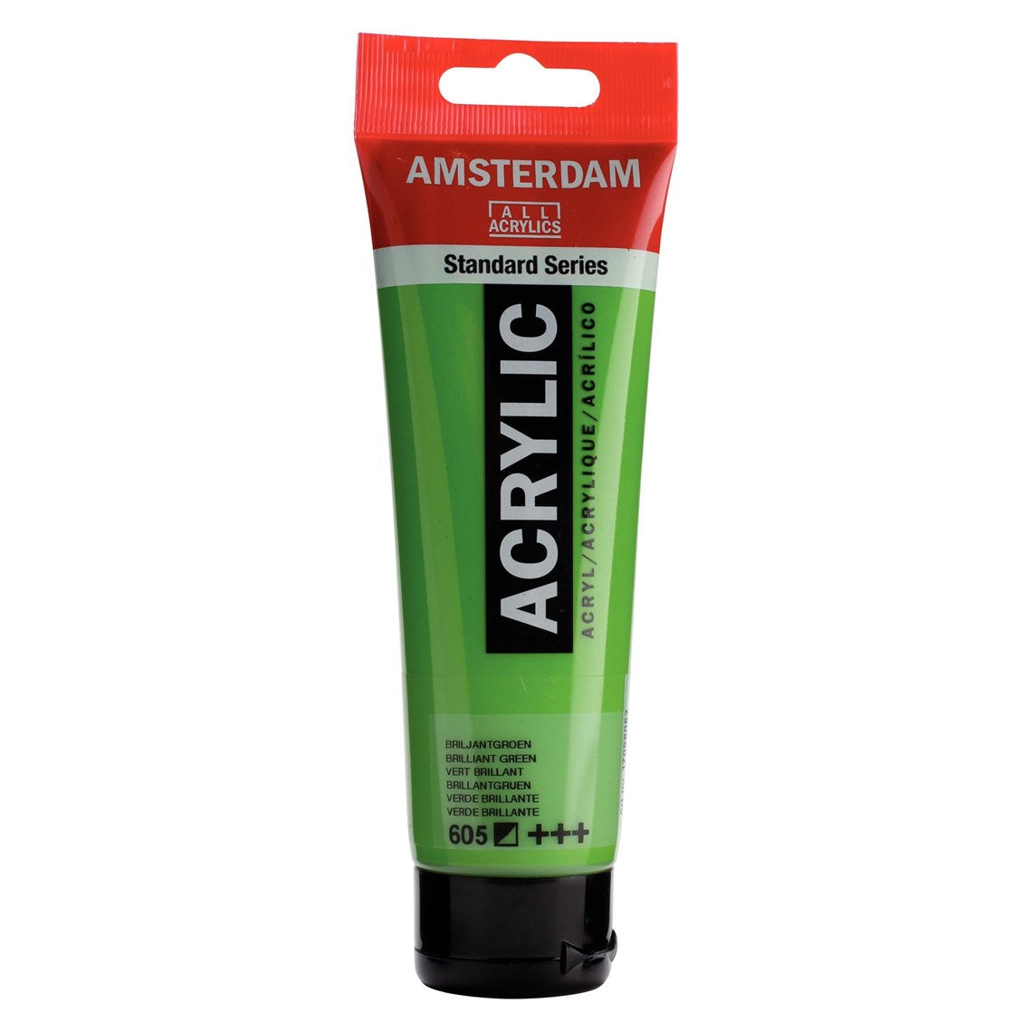 605 Kirkkaanvihreä Amsterdam Akryylimaali 120 ml Royal Talens Akryylimaalit 120 ml tuubissa. Amsterdam akryylimaali on hintatietoisen harrastajan valinta. Maalin pohjana on kestävä 100 % akryylihartsi ja maali on saatavilla useissa värisävyissä. Amsterdam akryylimaali kuivuu nopeasti ja on myrkytöntä. Vesiliukoinen ennen kuivumista. Kuivuttuaan vedenkestävä.