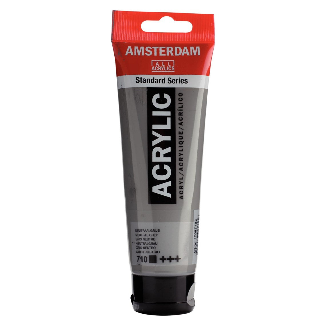 710 Neutraalinharmaa Amsterdam Akryylimaali 120 ml Royal Talens Akryylimaalit 120 ml tuubissa. Amsterdam akryylimaali on hintatietoisen harrastajan valinta. Maalin pohjana on kestävä 100 % akryylihartsi ja maali on saatavilla useissa värisävyissä. Amsterdam akryylimaali kuivuu nopeasti ja on myrkytöntä. Vesiliukoinen ennen kuivumista. Kuivuttuaan vedenkestävä.