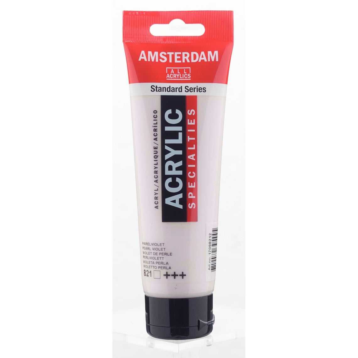 821 Helmivioletti Amsterdam Akryylimaali 120 ml Royal Talens Akryylimaalit 120 ml tuubissa. Amsterdam akryylimaali on hintatietoisen harrastajan valinta. Maalin pohjana on kestävä 100 % akryylihartsi ja maali on saatavilla useissa värisävyissä. Amsterdam akryylimaali kuivuu nopeasti ja on myrkytöntä. Vesiliukoinen ennen kuivumista. Kuivuttuaan vedenkestävä.