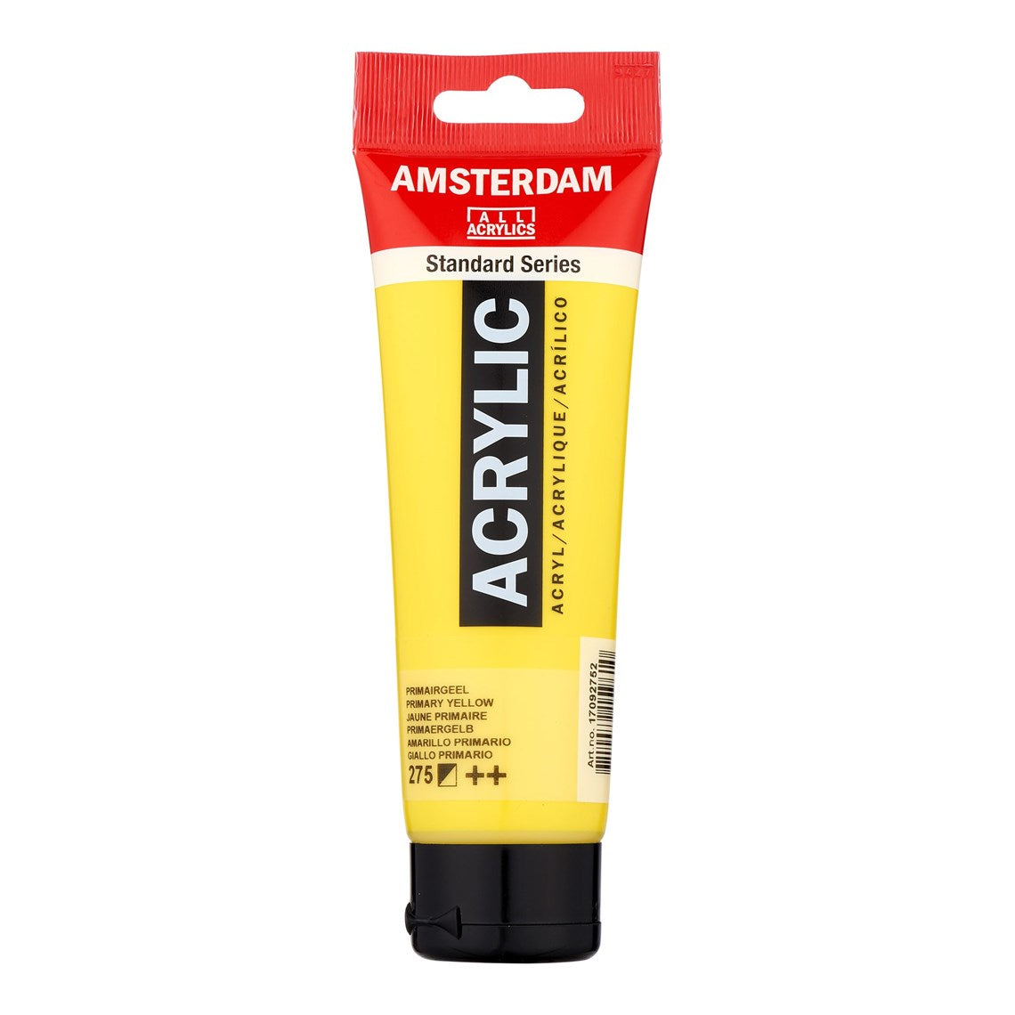 275 Primaarikeltainen Amsterdam Akryylimaali 120 ml Royal Talens Akryylimaalit 120 ml tuubissa. Amsterdam akryylimaali on hintatietoisen harrastajan valinta. Maalin pohjana on kestävä 100 % akryylihartsi ja maali on saatavilla useissa värisävyissä. Amsterdam akryylimaali kuivuu nopeasti ja on myrkytöntä. Vesiliukoinen ennen kuivumista. Kuivuttuaan vedenkestävä.