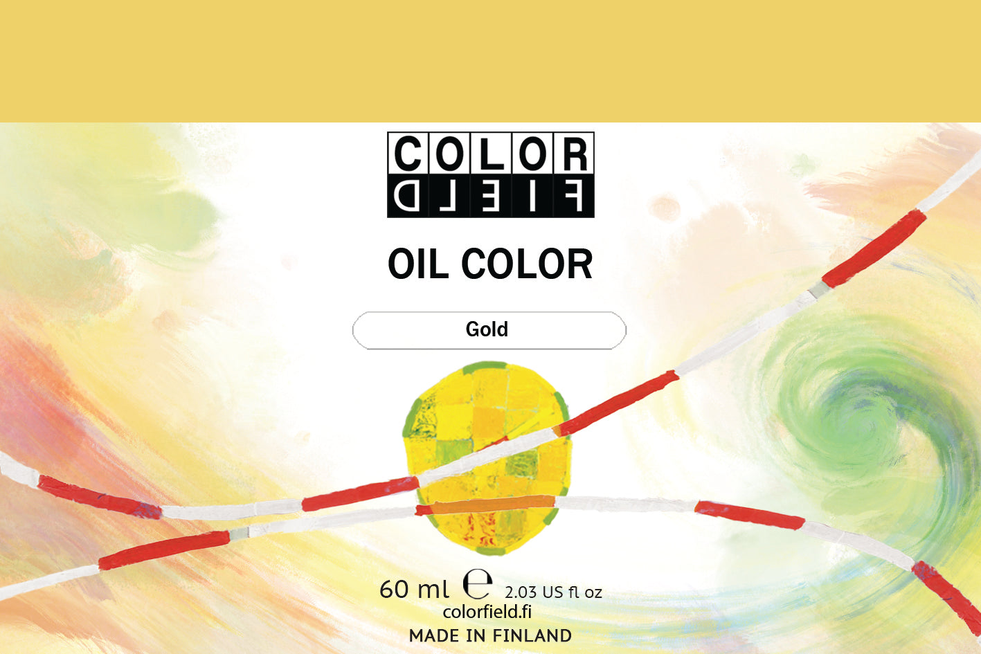 Colorfield taiteilijan öljyväri. Useat taidemaalarit suosivat öljyvärimaalauksessa Colorfield-öljyvärejämme, sillä niiden valmistuksessa ei käytetä mitään muuta kuin puhdasta pigmenttiä ja sideainetta. Teollisten öljyvärien valmistuksessa käytettävät täyteaineet sekä jatkeet puuttuvat näistä laatuväreistä kokonaan. Näillä öljyväreillä öljyvärimaalaukseen saa täysin erilaisen tuntuman. 0086 Gold