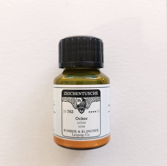 Rohrer & Klingner kalligrafia-/akryylimuste 762 Ochre