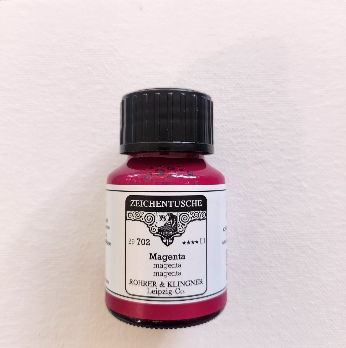 Rohrer & Klingner kalligrafia-/akryylimuste 702 Magenta