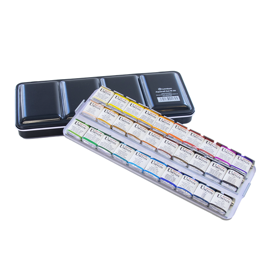 UMTON-akvarellisetti 30 x 2,6 ml metallirasiassa