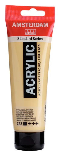 Amsterdam-akryylimaali Standard 223 Naples Yellow Deep