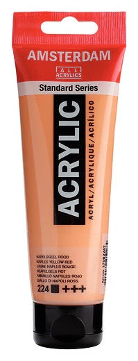 Amsterdam-akryylimaali Standard 224 Naples Yellow Red