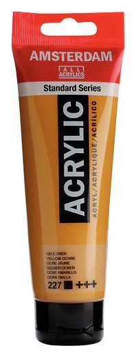 Amsterdam-akryylimaali Standard 227 Yellow Ochre
