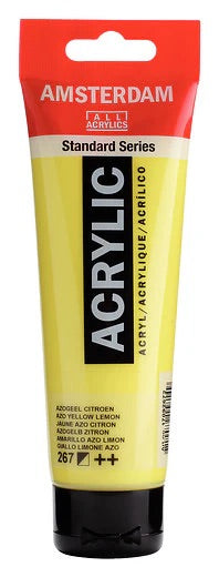 Amsterdam-akryylimaali Standard 267 Azo Yellow Lemon