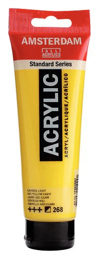 Amsterdam-akryylimaali Standard 268 Azo Yellow Light