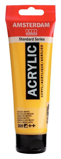 Amsterdam-akryylimaali Standard 269 Azo Yellow Medium