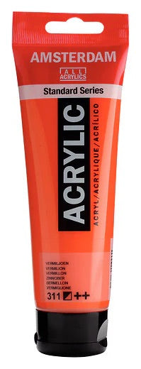 Amsterdam-akryylimaali Standard 311 Vermilion