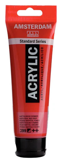 Amsterdam-akryylimaali Standard 399 Naphthol Red Deep