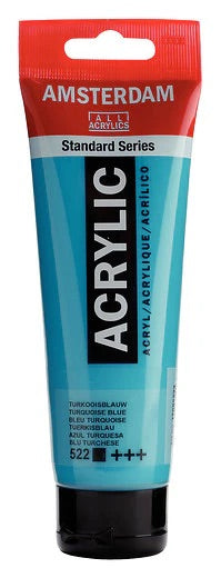 Amsterdam-akryylimaali Standard 522 Turquoise Blue