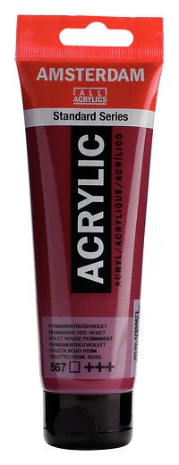 Amsterdam-akryylimaali Standard 567 Permanent Red Violet