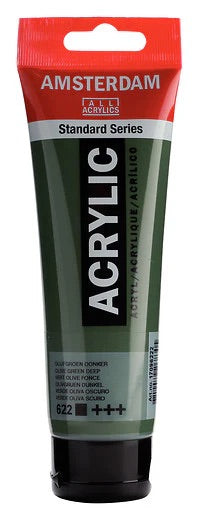 Amsterdam-akryylimaali Standard 622 Olive Green Deep