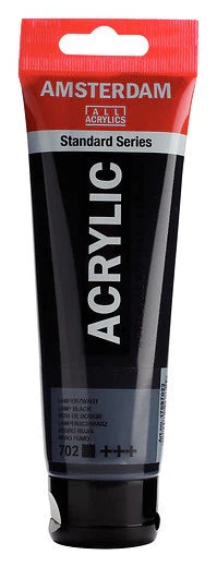 Amsterdam-akryylimaali Standard 702 Lamp Black