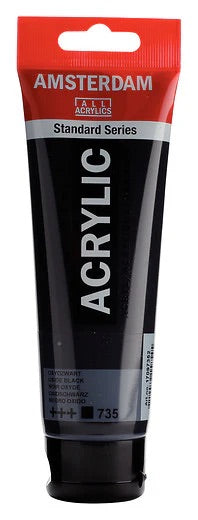 Amsterdam-akryylimaali Standard 735 Oxide Black