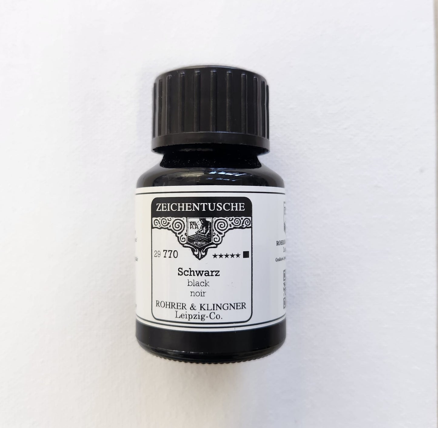 Rohrer & Klingner kalligrafia-/akryylimuste 770 Black